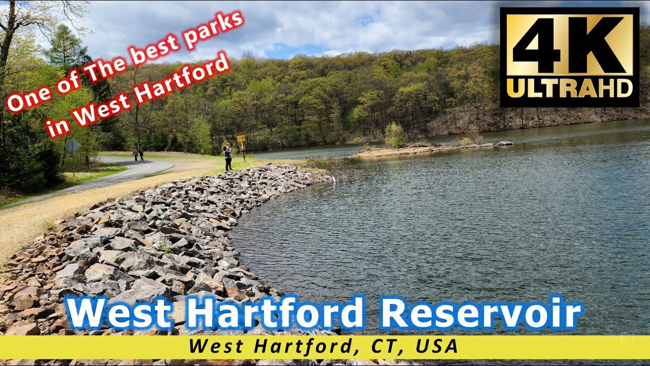 West Hartford Reservoir in 4K - The best park in West Hartford [4K VIDEO], CT, USA
