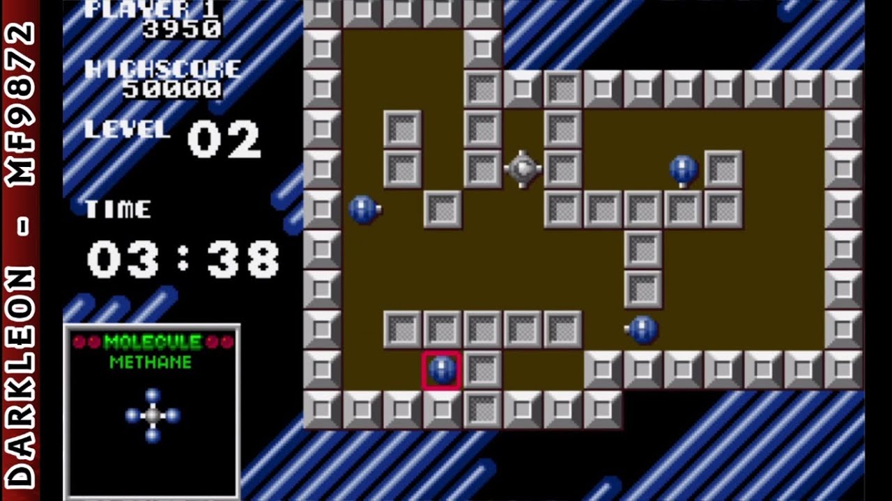 Atomix © 1990 Thalion - PC DOS - Gameplay
