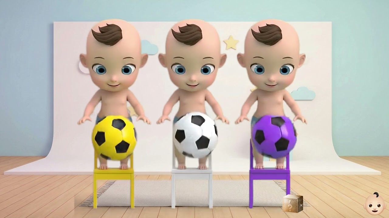 Colorful Balls for Kids Learn Red, Blue, Yellow, Green!
