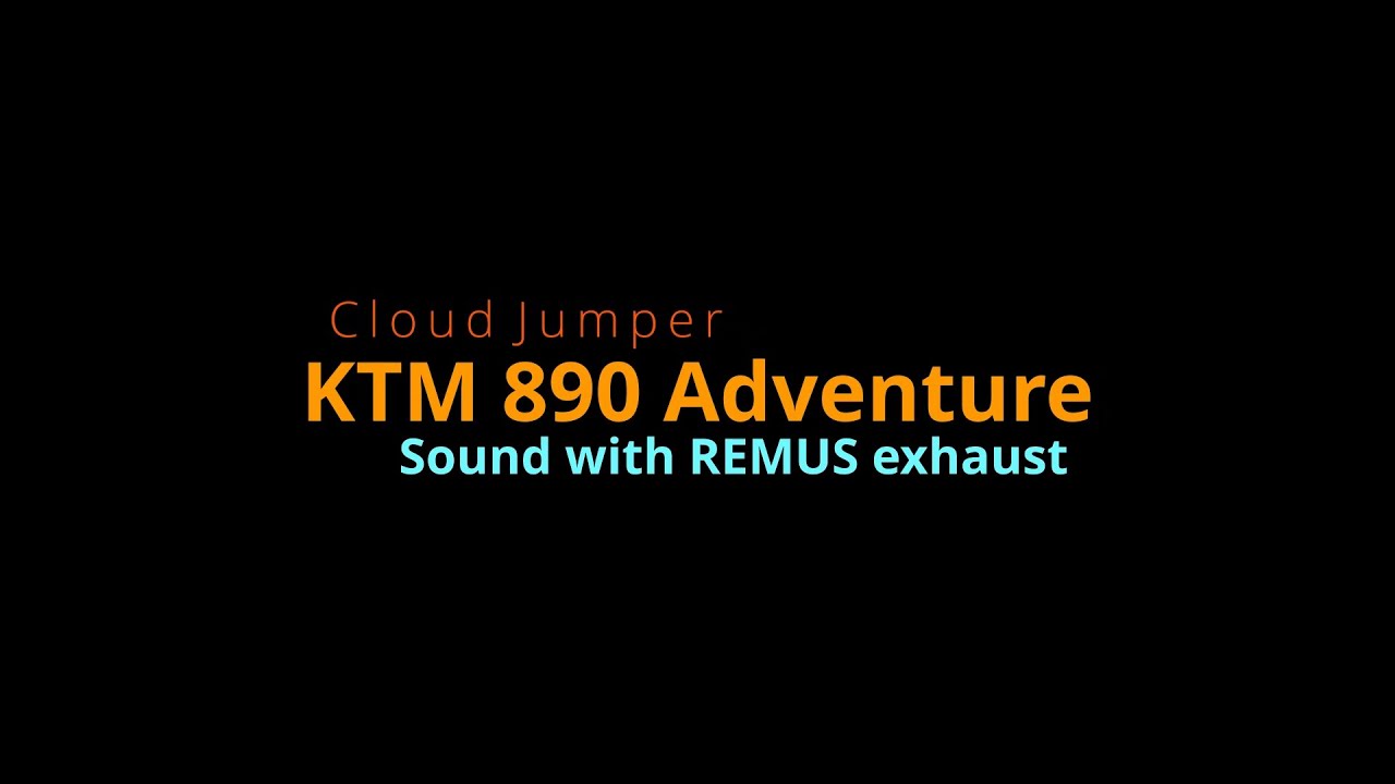 KTM 890 Adventure sound with REMUS exhaust