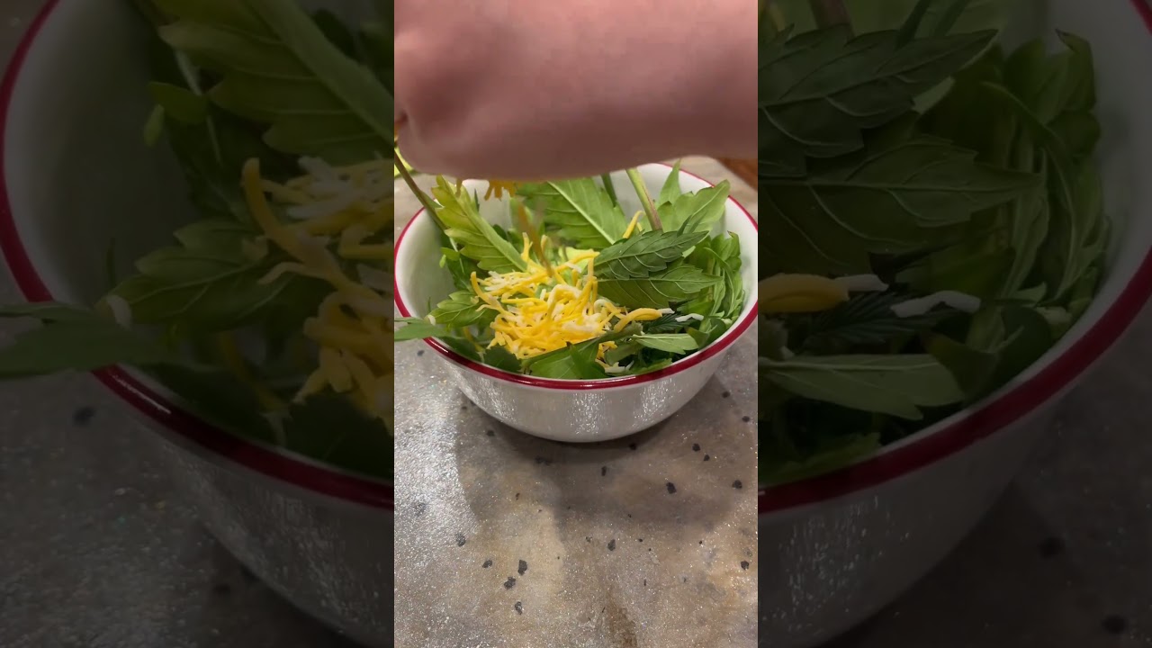 When you make a weed salad without dressing #dank #bonethugsnharmony