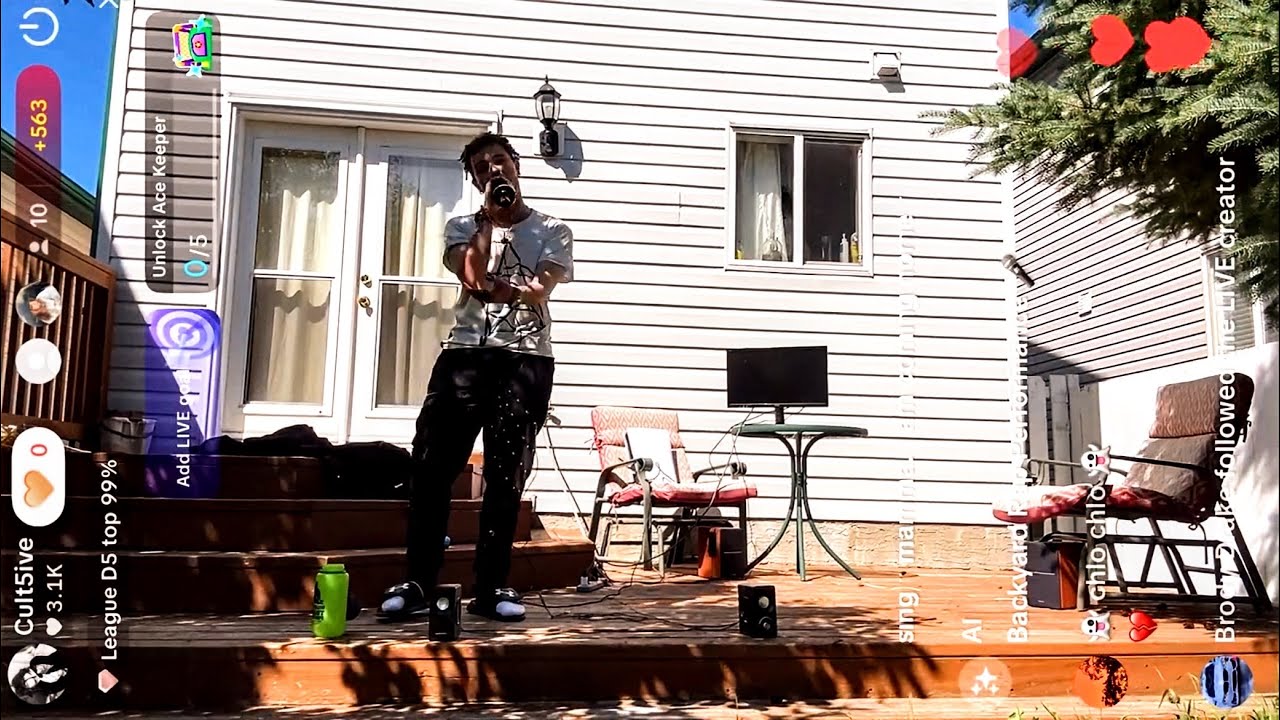 I TURNED MY BIRTHDAY INTO A BACKYARD RAP SHOW!