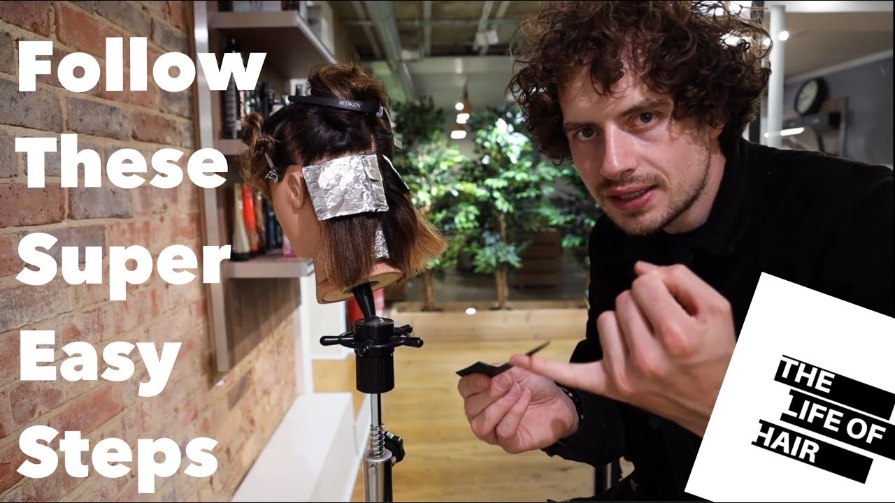 How To Get Your Highlight Foils Close To The Roots Every Time | Highlights hair |