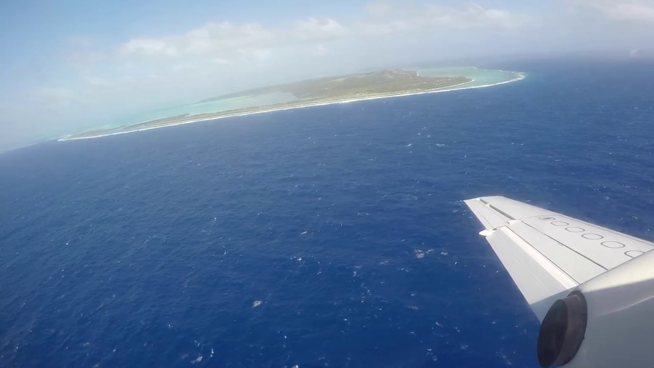 Air Rarotonga Flight (HD) - Rarotonga (RAR) - Aitutaki (AIT) Cook Islands GZ614 Saab 340