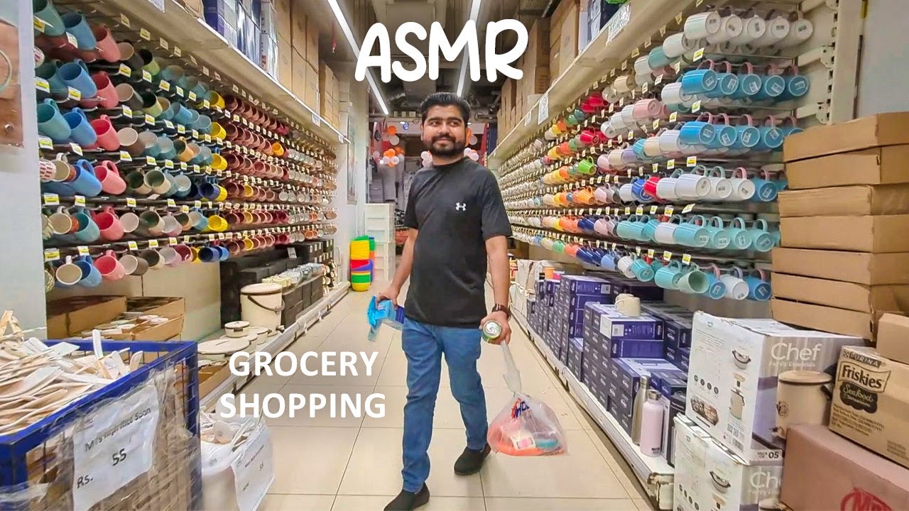 ASMR Grocery Shopping with Life Partner ❤️