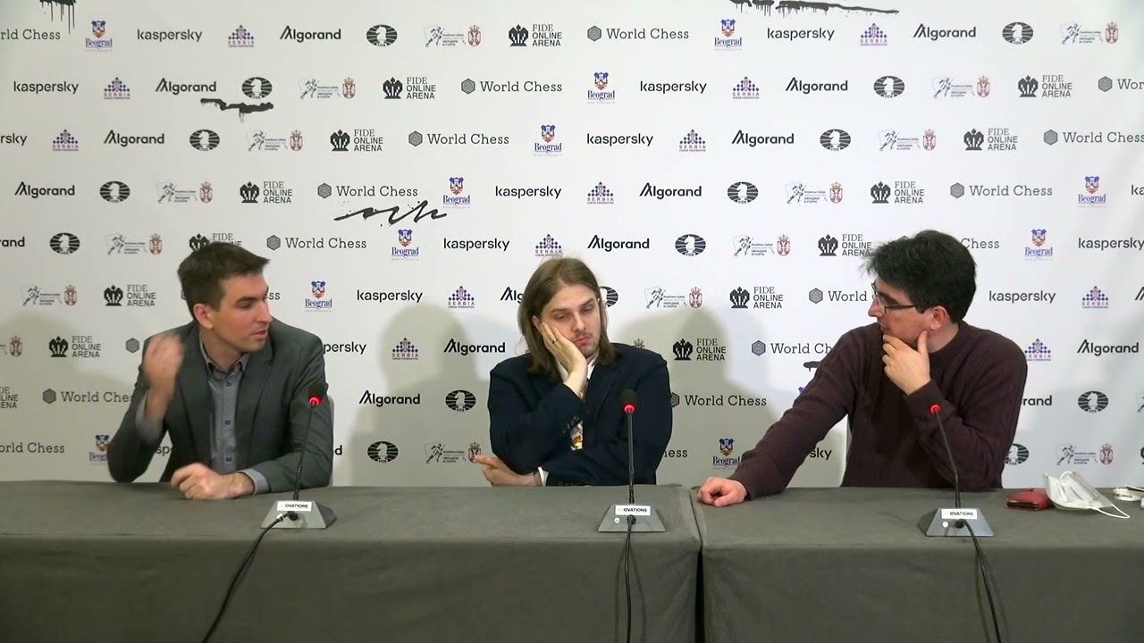 Interview with Andreikin and Rapport | FIDE Grand Prix - Belgrade | FINAL - Game 1 |