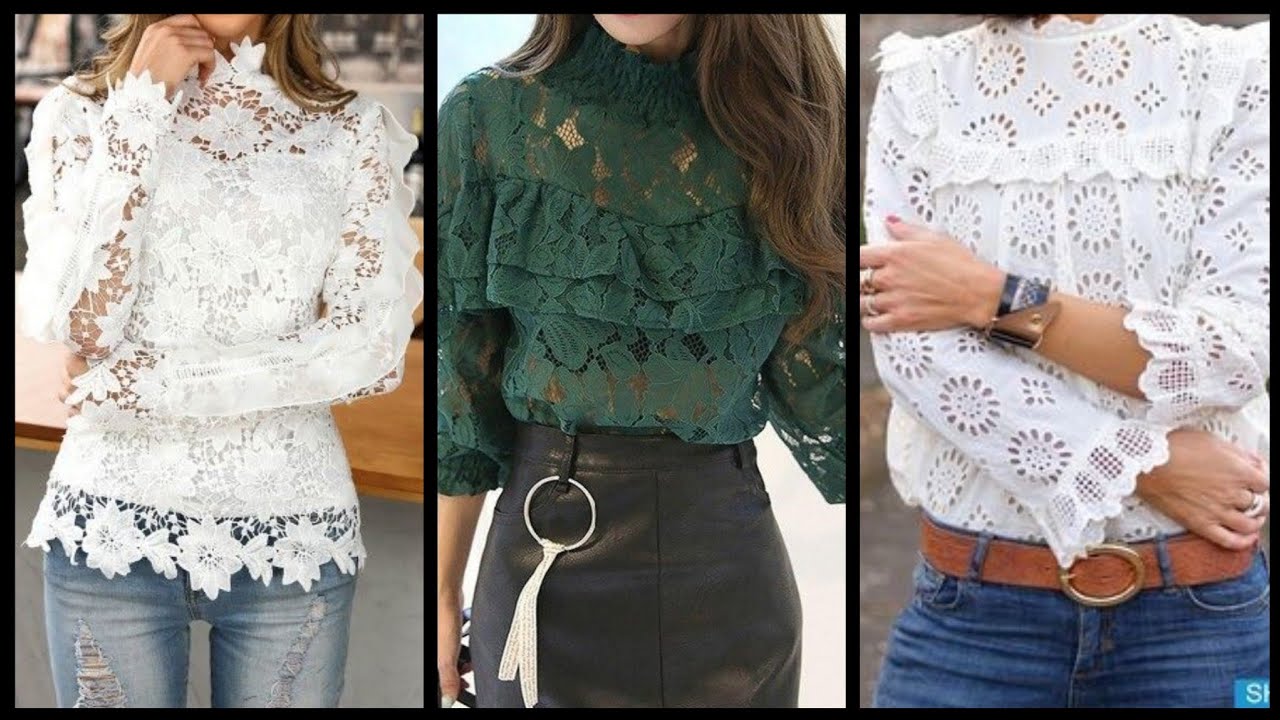 most trending blouse sleeves design collection - net fabric blouses and tops design - net blouses