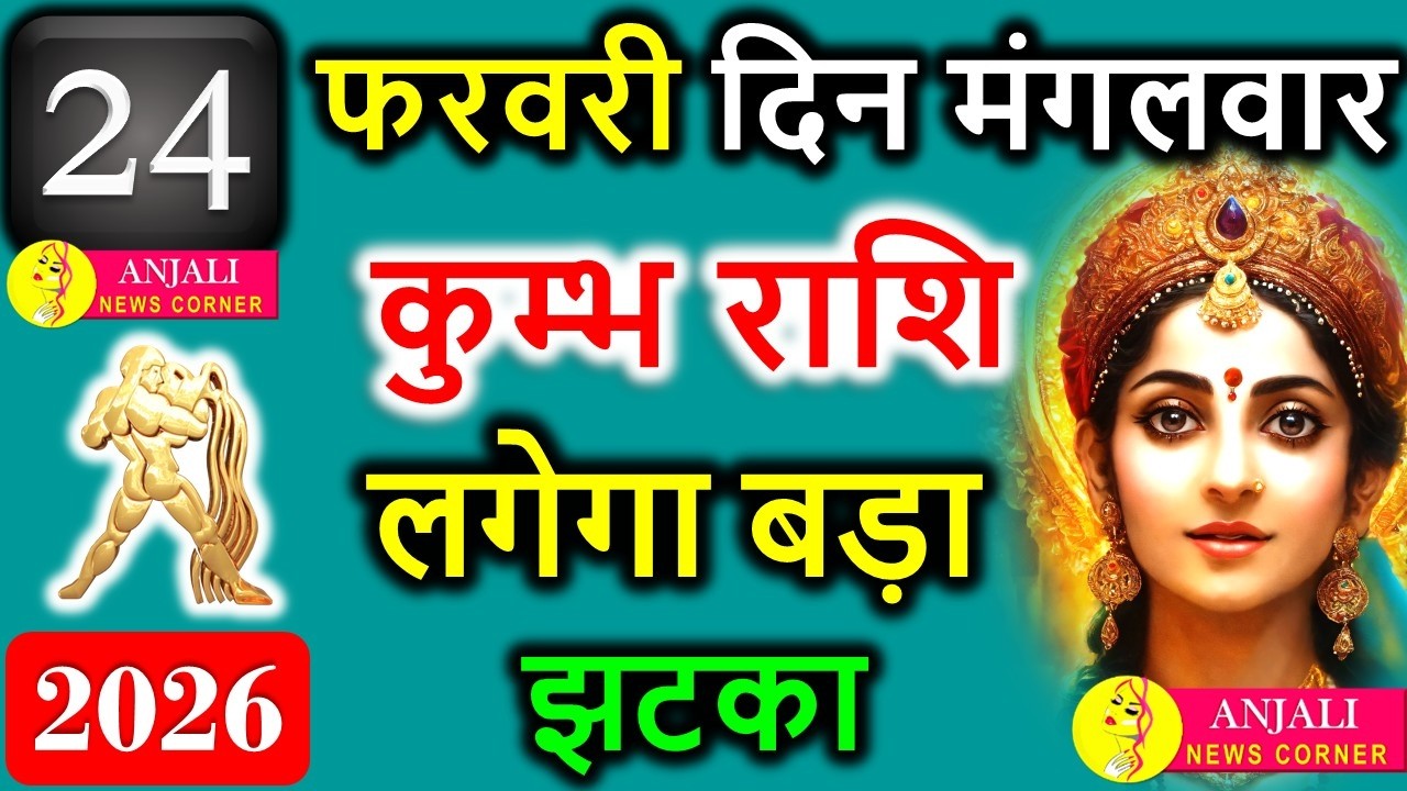 कुंभ राशि 24 फरवरी 2026: आज मिलेगा बदलाव का संकेत, नई दिशा में बढ़ेंगे कदम