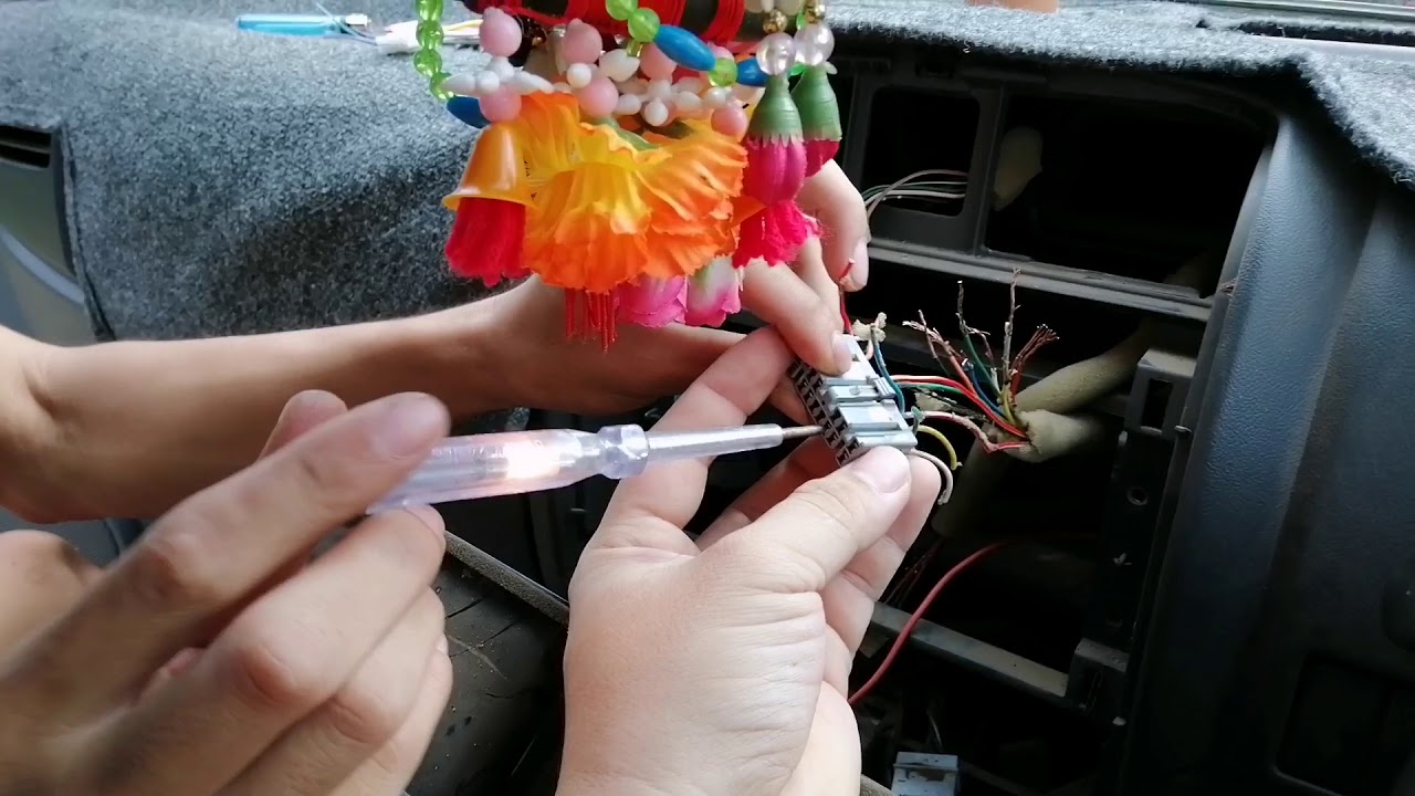 #เครื่องเสียงติดรถยนต์  #ติดตั้งเครื่องเล่น1ดิน  รถเชฟ อีซูซูดีแม็ก บอกจุดต่อสายไฟแบบละเอียด