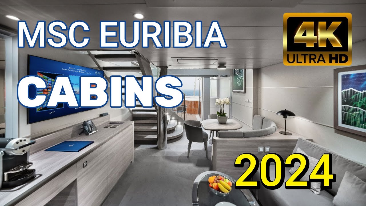 MSC EURIBIA - CABINS - INSIDE, BALCONY, AUREA & YACHT CLUB SUITES - STATEROOMS