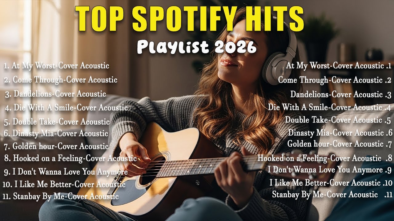 Top Spotify Song 2026 🎵🎧| English Acoustic Love Song | Forever Young, Sailor Song, At my Worst