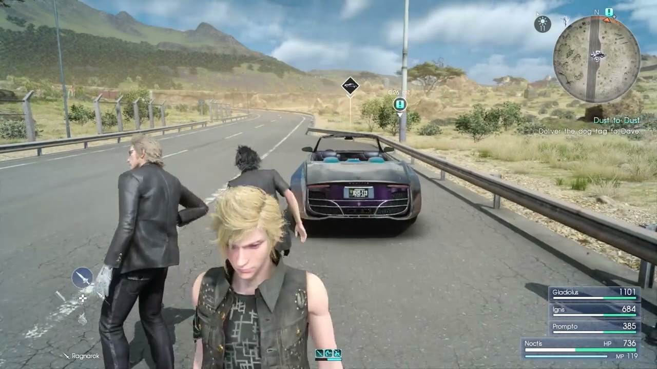 Final Fantasy XV - Part 7 -  Dog Tag, Hunts, Unlocking Chocobos by Hunting Deadeye Behemoth