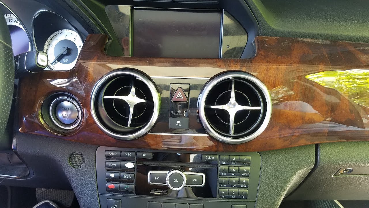How to Remove Radio / Navigation from Mercedes GLK350 2013 for Repair.