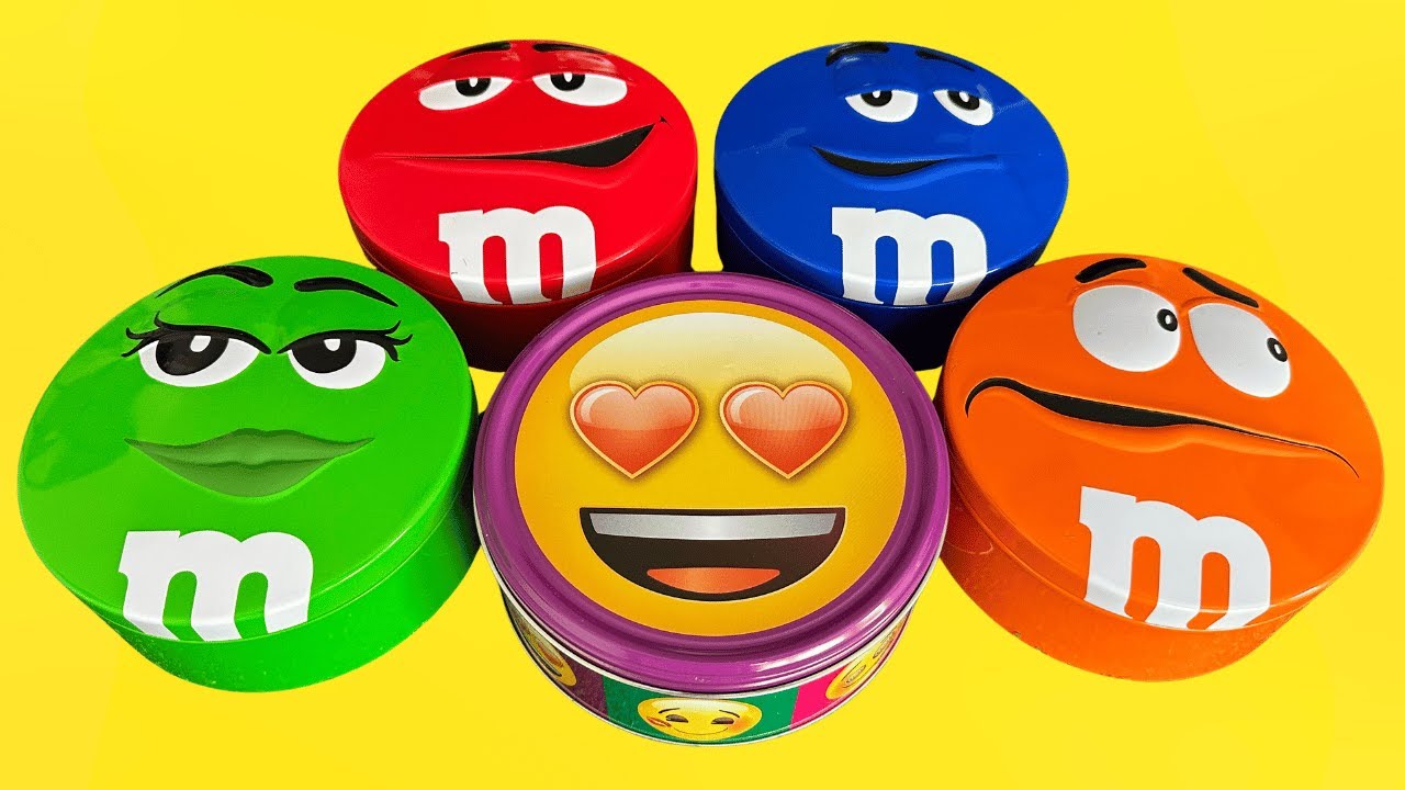 ASMR M&M’s Emoji Tin – Love Eyes Special Unboxing