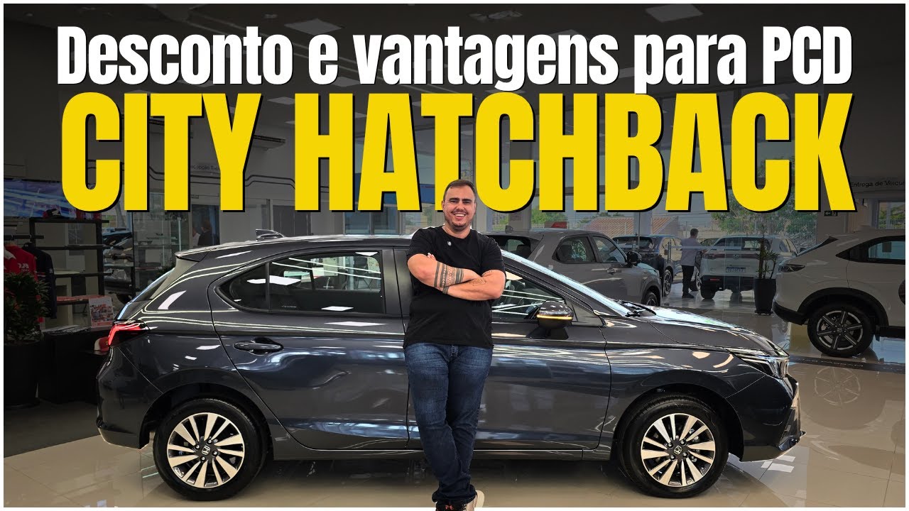 HONDA CITY HATCH LX PCD: ISENÇÃO IPI + ICMS SEM COMPLICAÇÃO