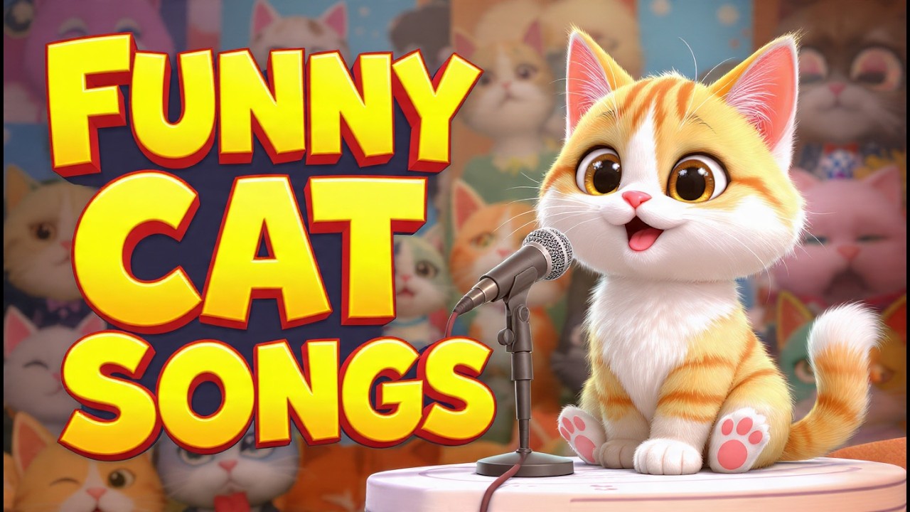 🎶 Magical Cat Collection | Cute Meow Songs and Nursery Rhymes for Toddlers 🐱