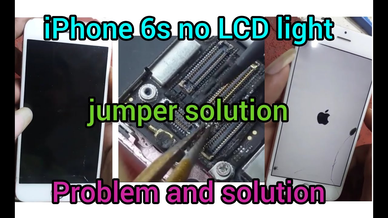 Iphone 6s no display light solution/Blank display solution.Lcd में Light नहीं आ रहा है तो जरूर देखें