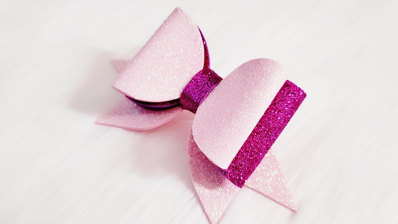 Cómo hacer MOÑOS para NIÑAS con Foami/Goma Eva Muy fácil y con pocos Materiales.