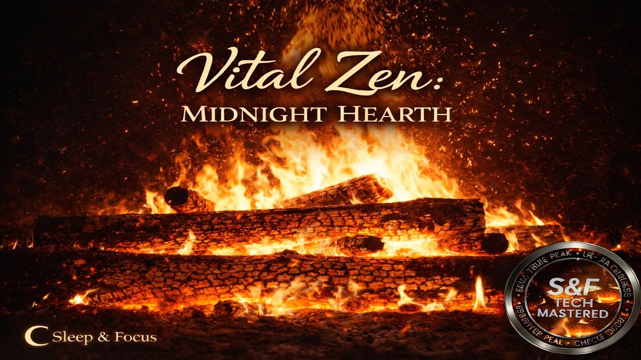 10 Hours of Deep Sleep with Crackling Campfire | Deep Brown Noise for Insomnia & Focus