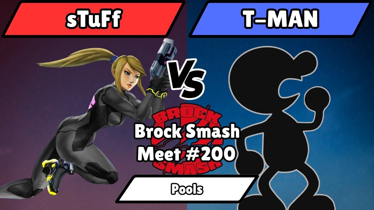 BSM 200 - sTuFf (Zero Suit Samus) vs T-MAN (Mr Game & Watch) - Pools