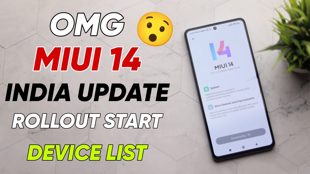 Lo Aa Gaya 😀 MIUI 14 INDIA STABLE UPDATE ANDROID 13 || MIUI 14.0.1.0 UPDATE