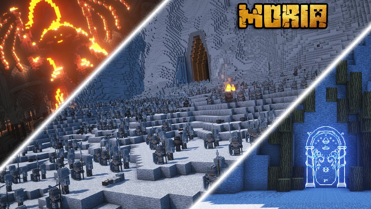 EPIC Battle for Moria_ Minecraft Timelapse (Mines of Moria)
