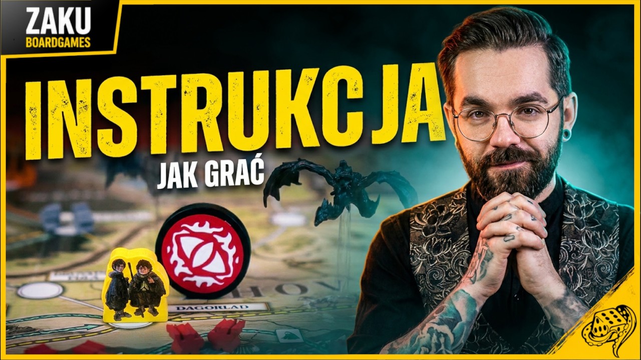 Los Drużyny Pierścienia -  INSTRUKCJA | ZASADY | JAK GRAĆ - Władca Pierścieni