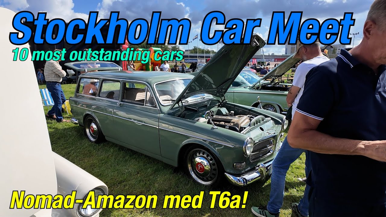 10 most outstanding cars på Stockholm Car meet.