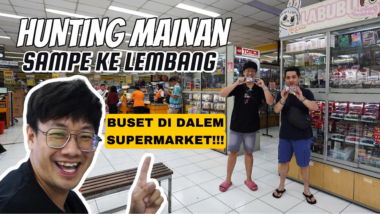 NYARI MAINAN BLUSUKAN SAMPE MASUK HUTAN EDIN!! GAK NYANGKA NEMU TOKO MAINAN KEREN DISUPERMARKET DONG