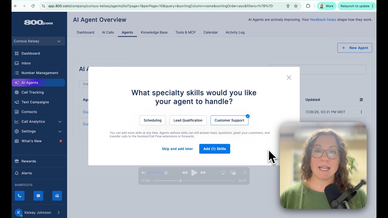 Build an AI Voice Agent in 5 Minutes | 800.com Tutorial