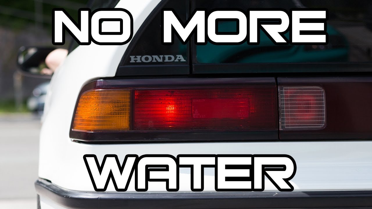1990 CRX: How to re-seal a leaking tail light