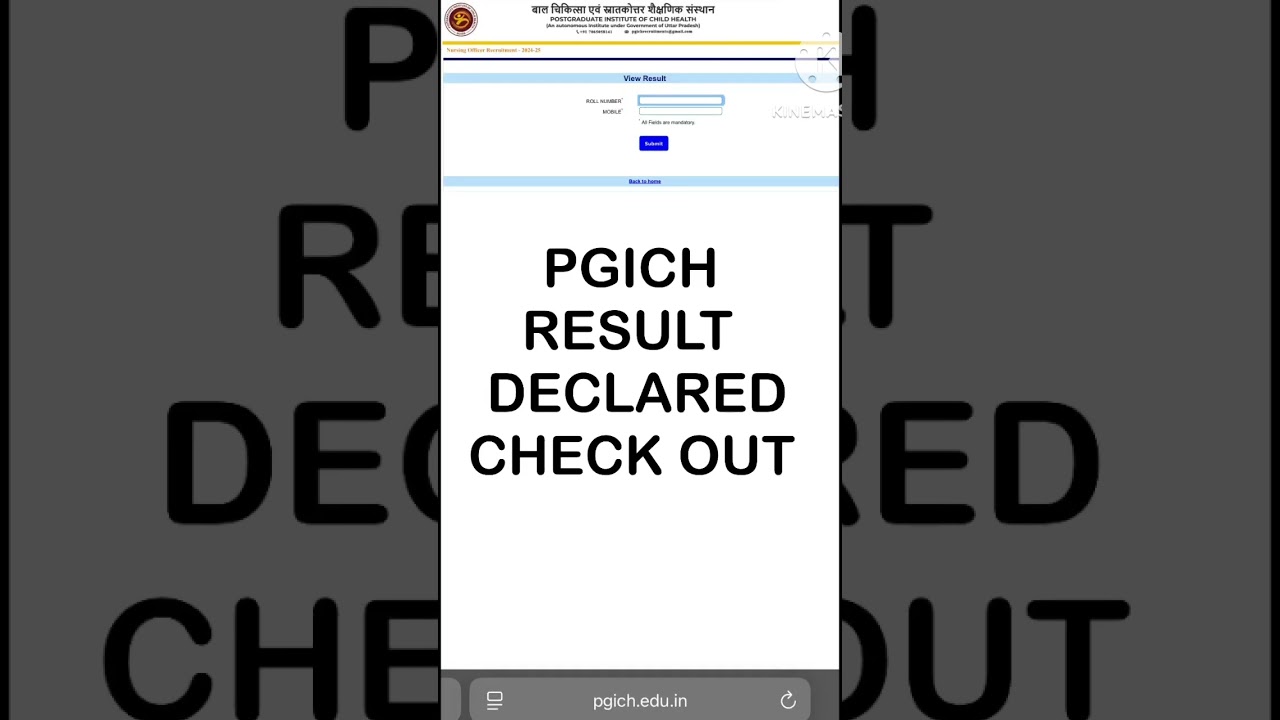 PGI Nursing Officer Result 2025 Declared | Merit List & Cut Off Out Now