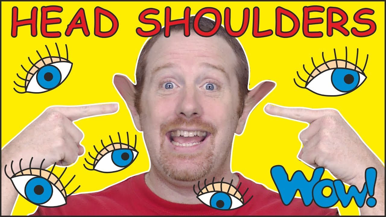 Head Shoulders Knees and Toes for Kids | Hide and Seek Story by Steve and Maggie | Wow English TV