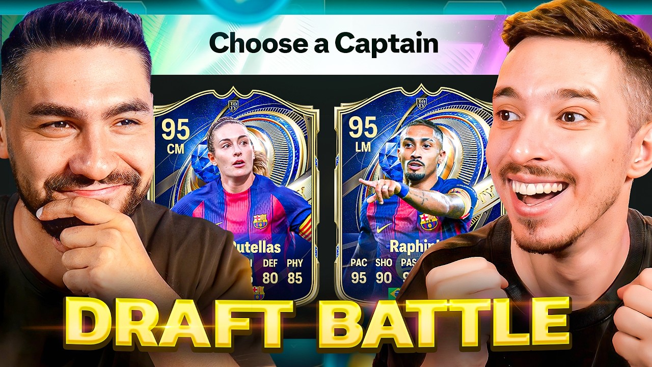 ULTIMUL PLAYER PICK FACE DIFERENTA IN DRAFT BATTLE THEO VS OVVY LA EA FC 26!