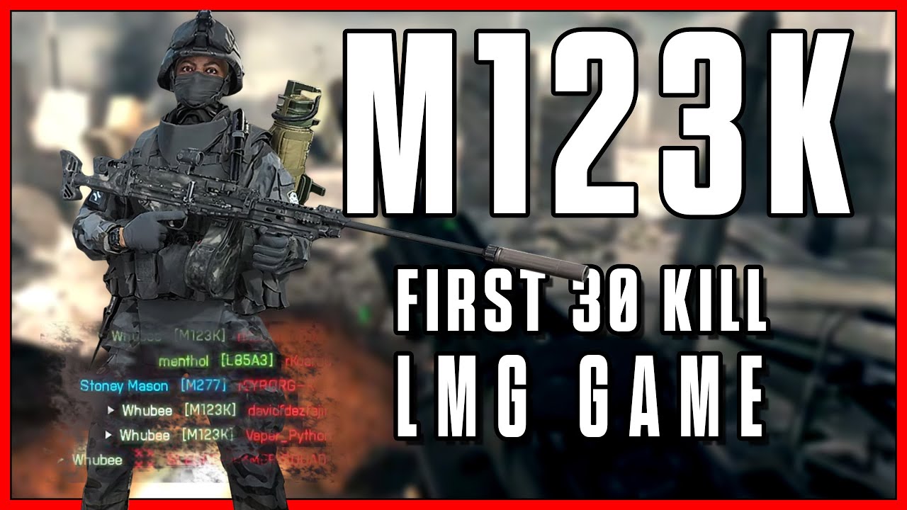 First LMG 30 Kill Gameplay #bf6 #fps #M123K