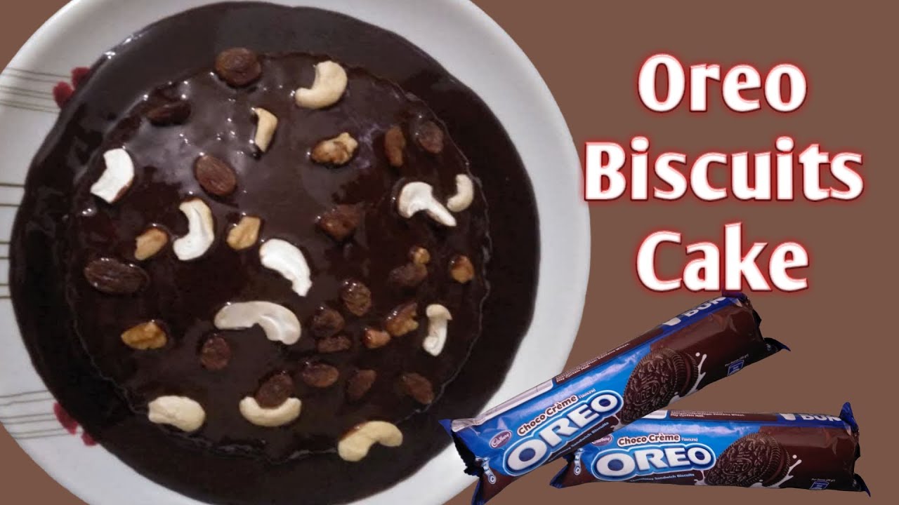 Oreo cake in kadai ! Oreo biscuit cake ! Oreo cake without oven