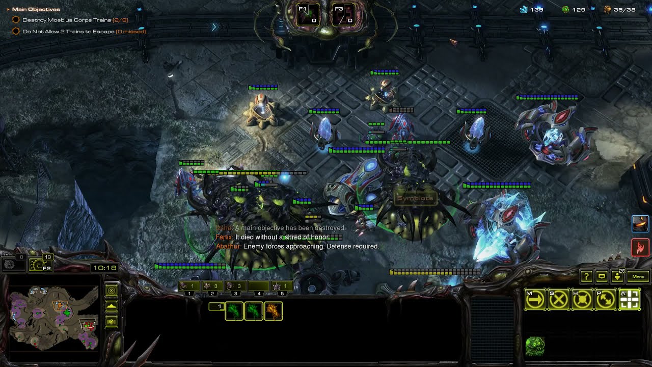 Starcraft Co-op - Oblivion Express Full Clear Solo in 12:07 (Abathur, Brutal)