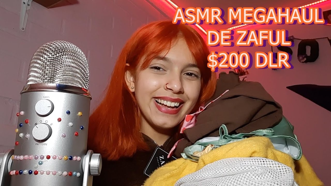 ASMR MEGA HAUL ZAFUL| SUSURROS Y SONIDOS COSQUILLOSOS| SOFIWI