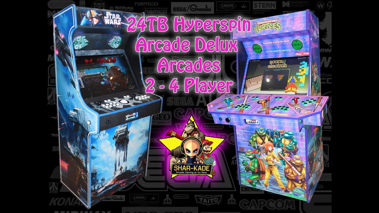 Delux Custom Arcade Builds By SHAR KADE - StarWars + TMNT 