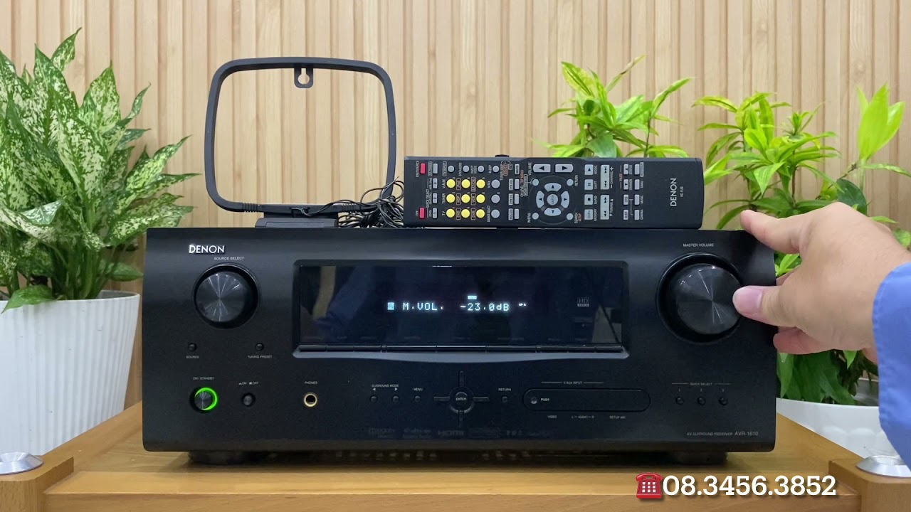 Hướng dẫn cài đặt và sử dụng Denon AVR-1610