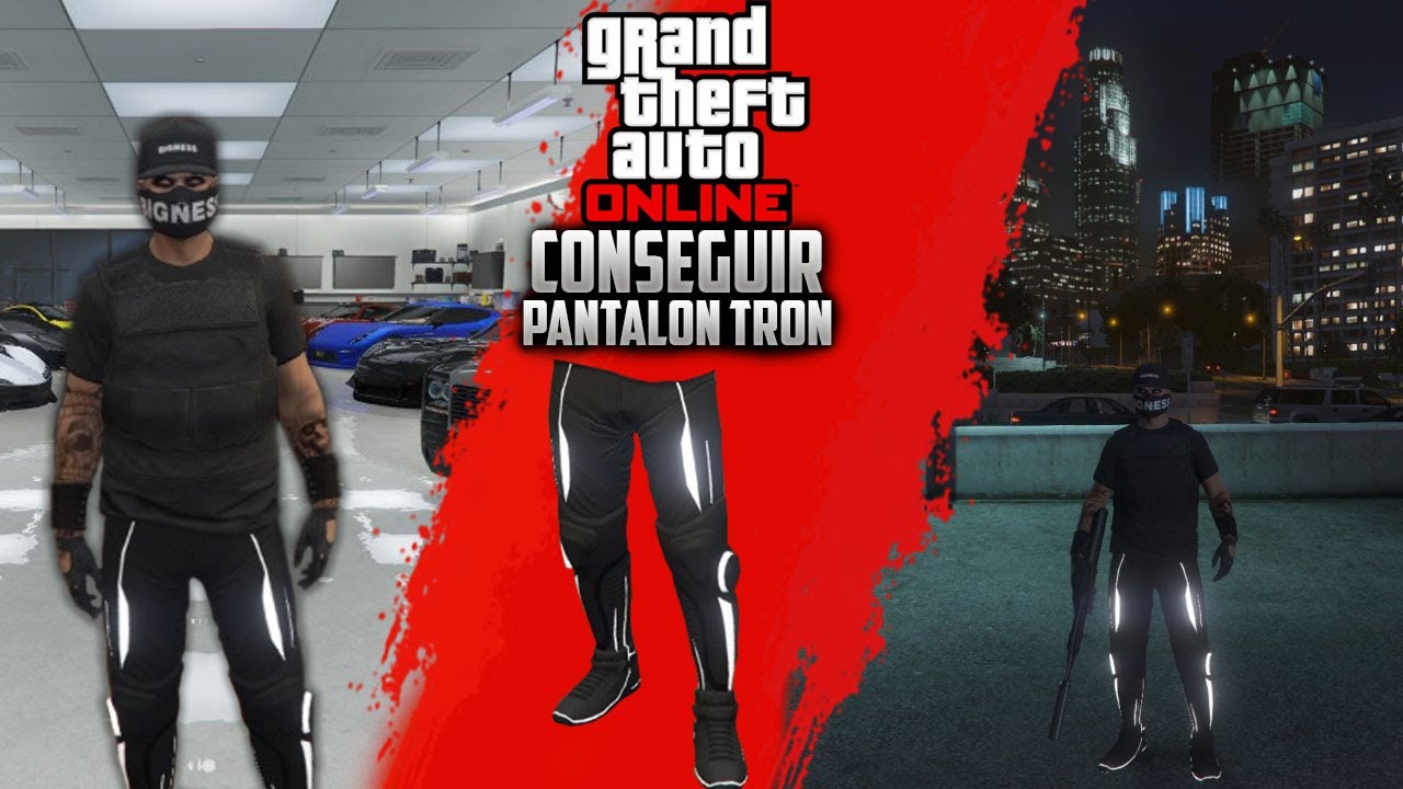 Como Conseguir Pantalones Tron GTA 5 Online ➕ Conjunto Mod PS4,Xbox One,PS5 y PC