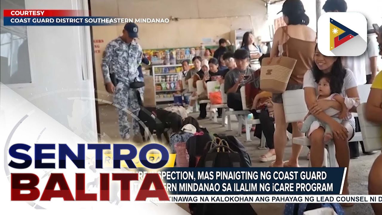 Pre-departure inspection, mas pinaigting ng Coast Guard District Southeastern Mindanao sa ilalim...