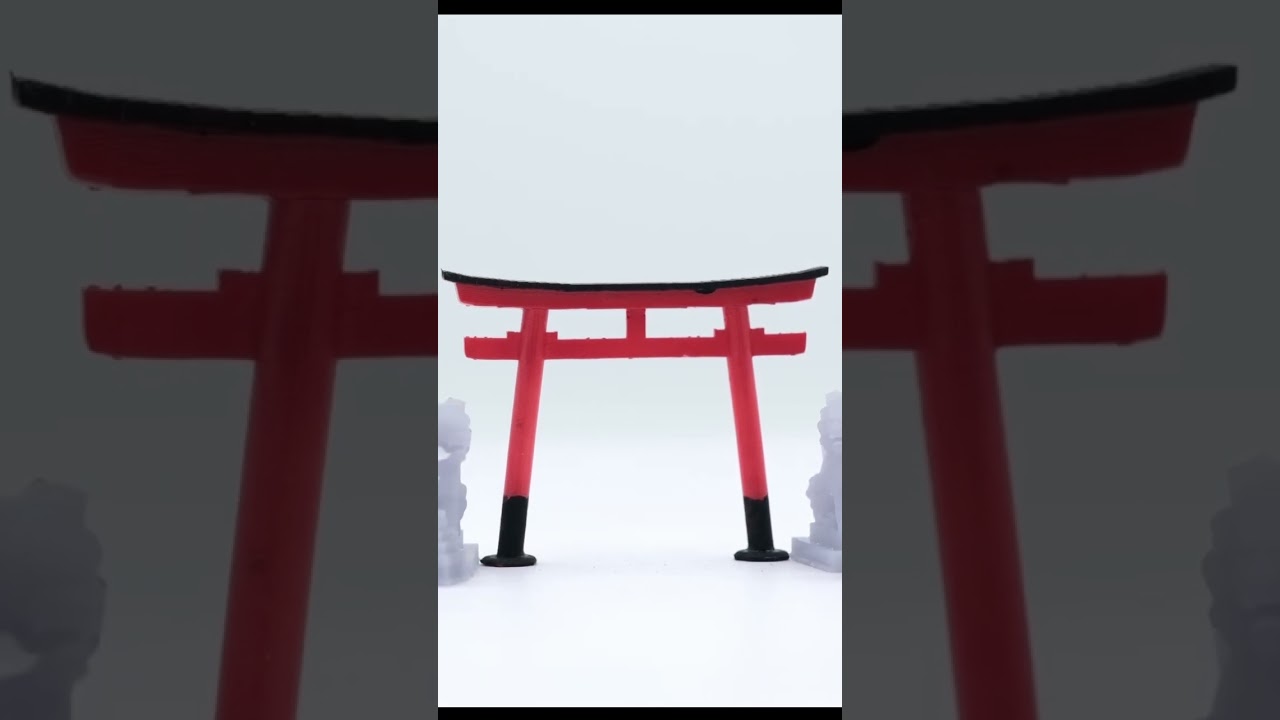 Miniature Torii Gate of Japan | Handcrafted Model #ToriiGate #diorama #zengarden #JapaneseCulture