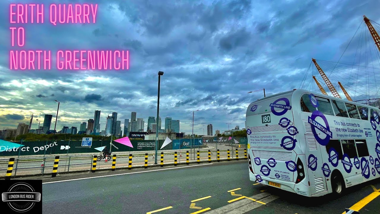 LONDON 4K I rode 🚍 180 and it was scary atmosphere inside Join me