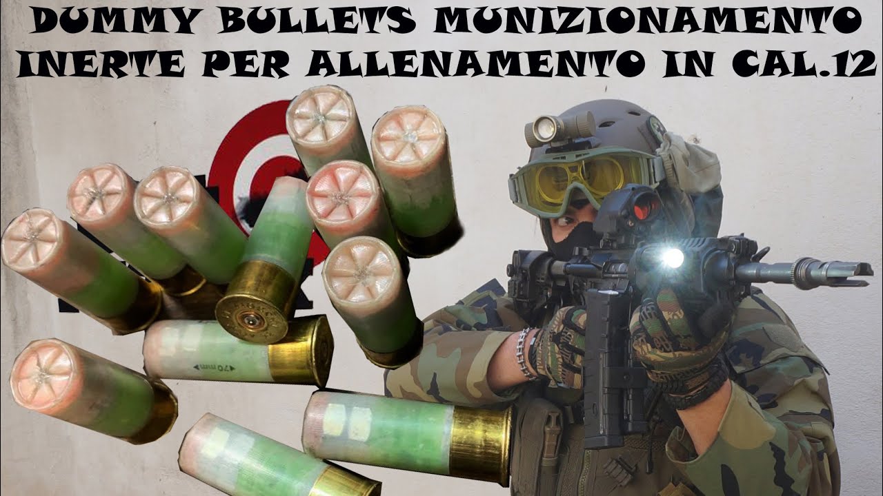 Cartucce da allenamento inerti per cal.12
