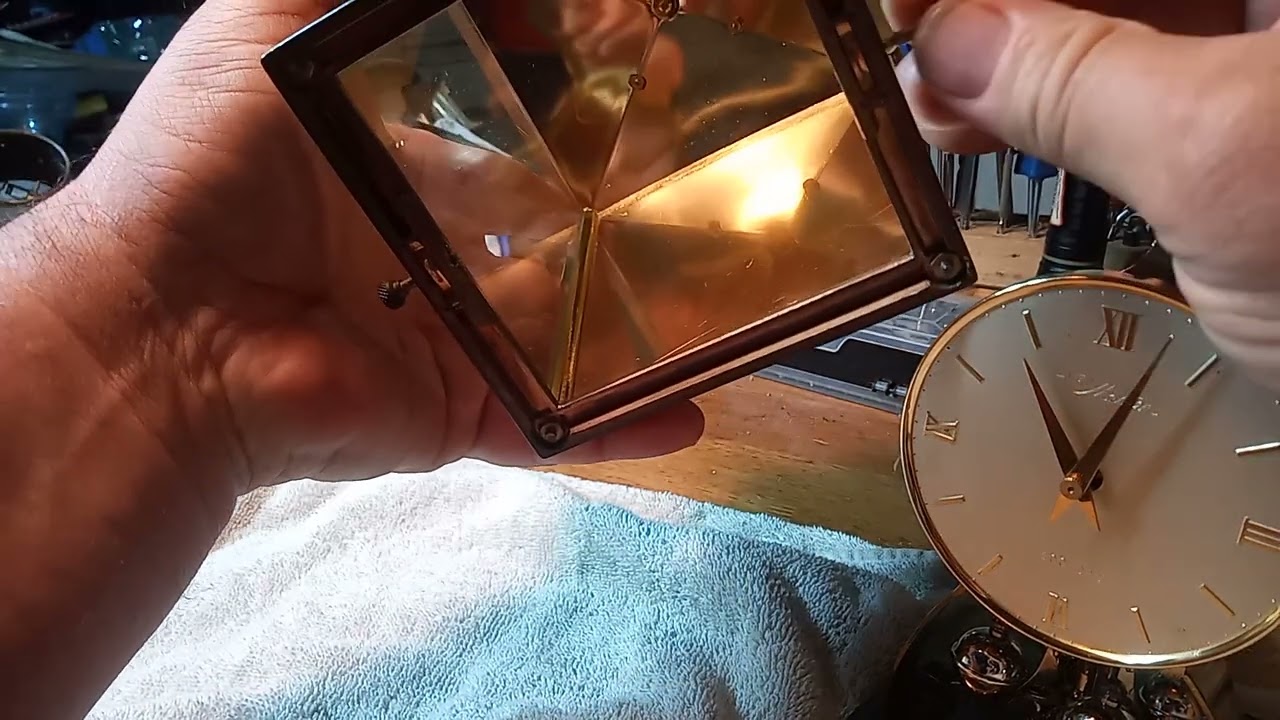 Repairing a Nisshindo 100 day torsion/anniversary clock plate 1469E. to20220730 093656