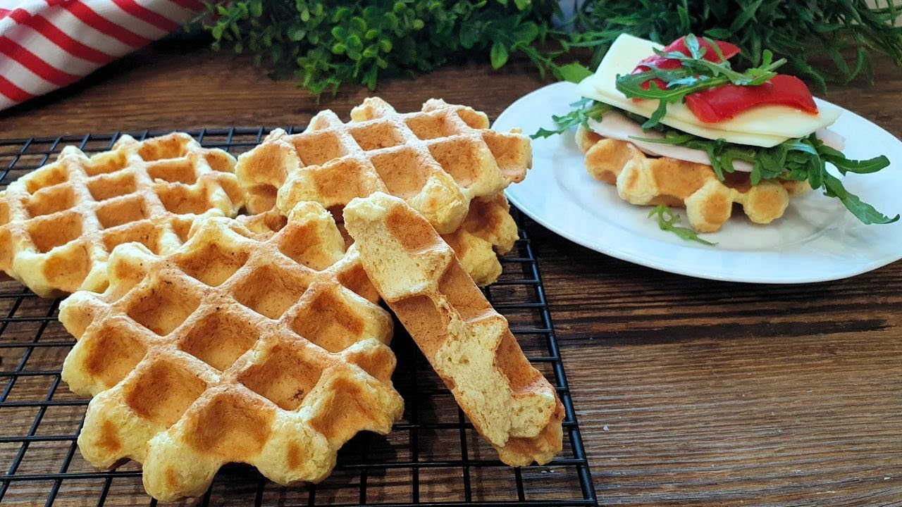 KETO GOFRY ZAMIAST CHLEBA