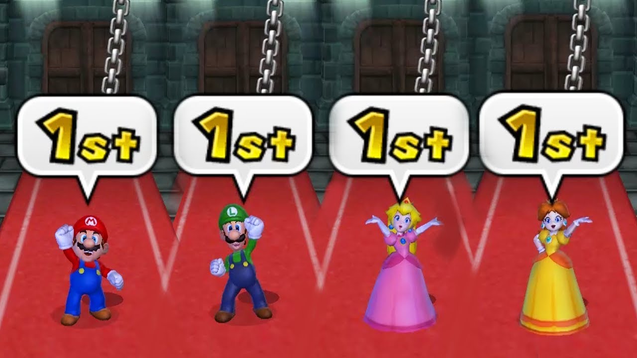 Mario Party 9 - All Skill Minigames (Master CPU)