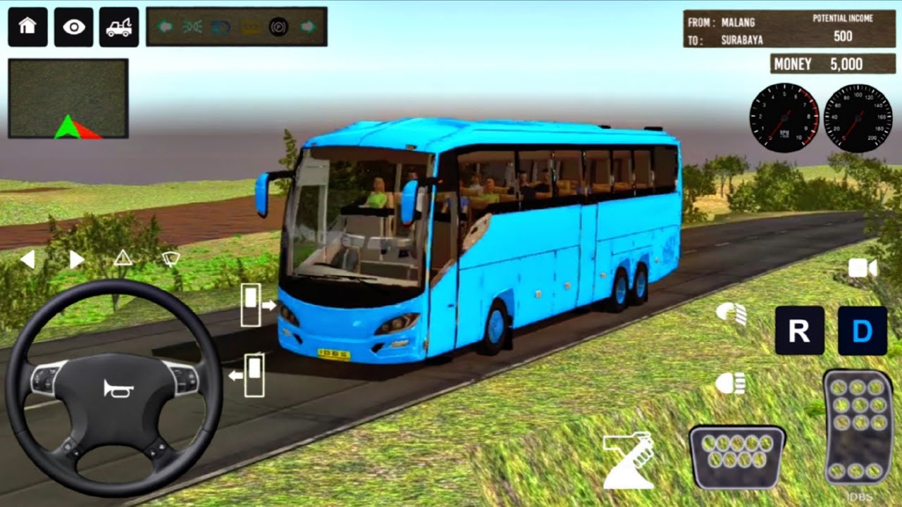 Euro City Bus Driving In Public Transport Game | 2026 Indonesia Bus Simulator | Android Gameplay