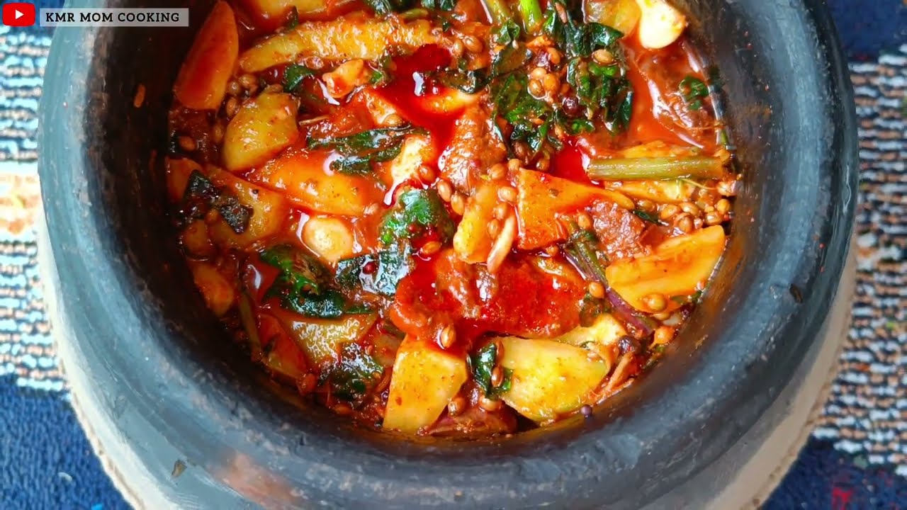 🥵kashmiri haak Anchar ||Knol khol pickle|| #like#comment #subscribe #kashmir #viral#viral